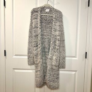 Black and white LUSH long cardigan size M